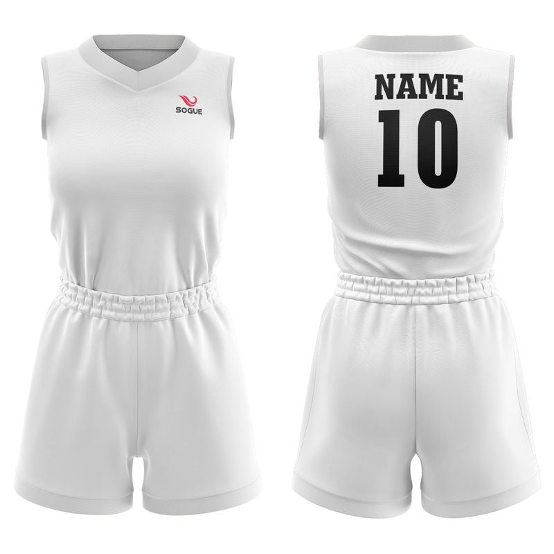 Women's Basketball Uniform With V-neck Collar