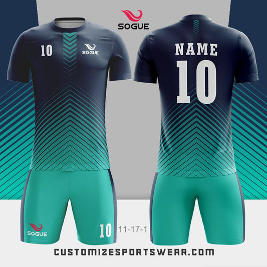 customized sublimation soccer uniform 043