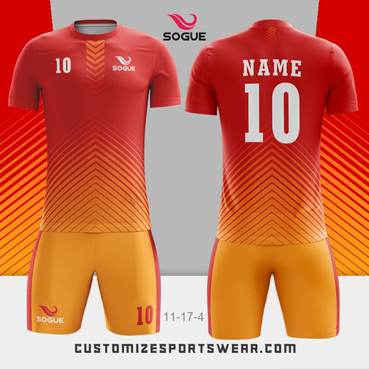 customized sublimation soccer uniform 046