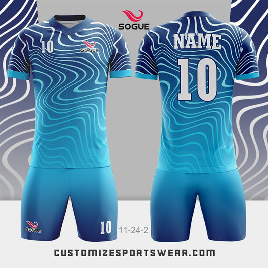 customized sublimation soccer uniform 048