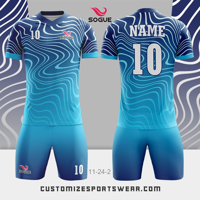 customized sublimation soccer uniform 048
