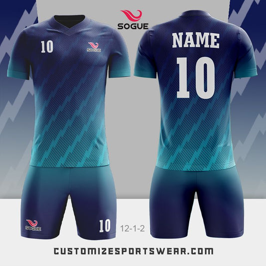 customized sublimation soccer uniform 056
