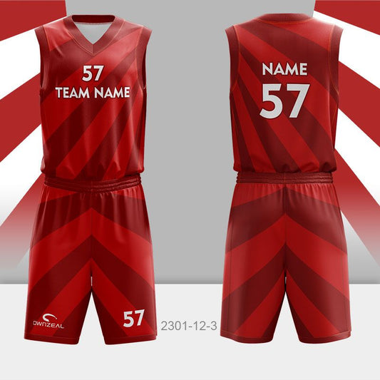 Customized Sublimation Basketball Uniform 016
