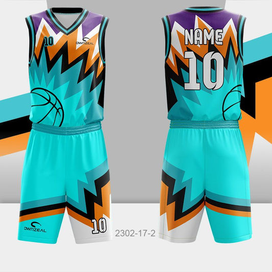 Customized Sublimation Basketball Uniform 035