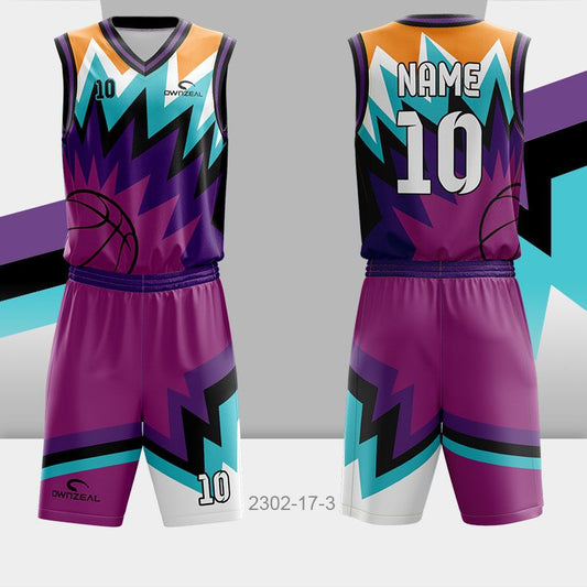 Customized Sublimation Basketball Uniform 036