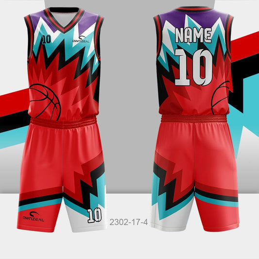 Customized Sublimation Basketball Uniform 037