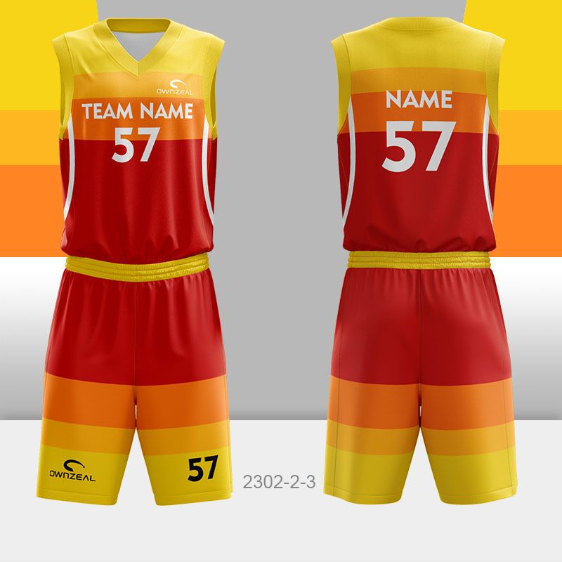 Customized Sublimation Basketball Uniform 040