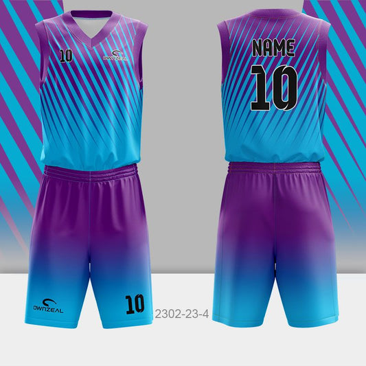 Customized Sublimation Basketball Uniform 045