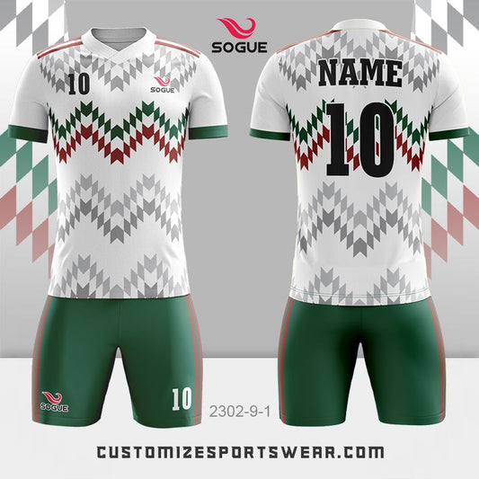 customized sublimation soccer uniform 107