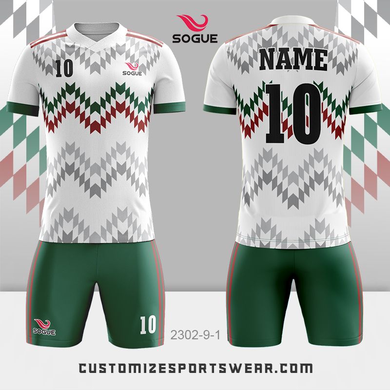 customized sublimation soccer uniform 107