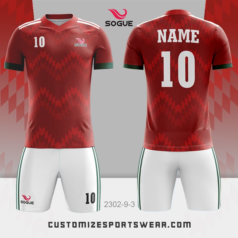 customized sublimation soccer uniform 109