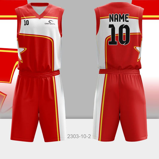 Customized Sublimation Basketball Uniform 055