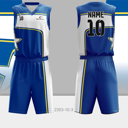 Customized Sublimation Basketball Uniform 056