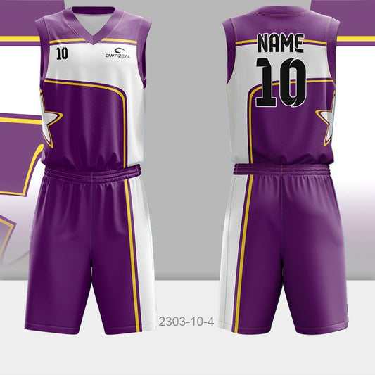 Customized Sublimation Basketball Uniform 057
