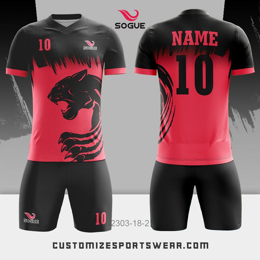 customized sublimation soccer uniform 124