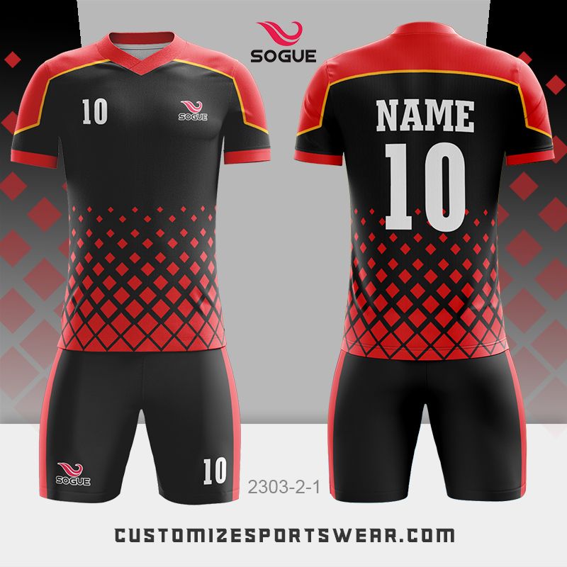 customized sublimation soccer uniform 127