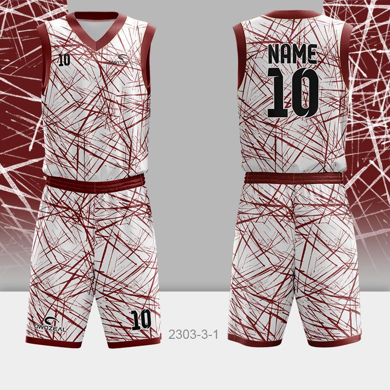 Customized Sublimation Basketball Uniform 082