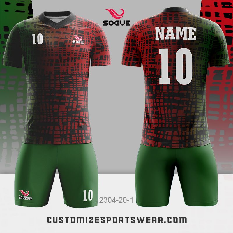 customized sublimation soccer uniform 175