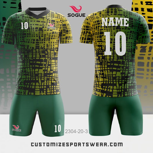 customized sublimation soccer uniform 177