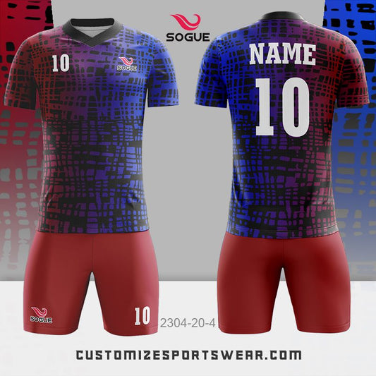 customized sublimation soccer uniform 178