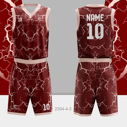 Customized Sublimation Basketball Uniform 124
