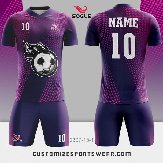 customized sublimation soccer uniform 271