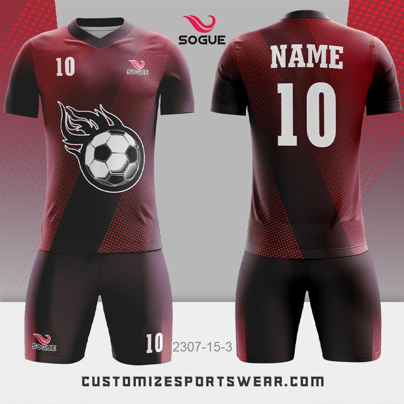 customized sublimation soccer uniform 273