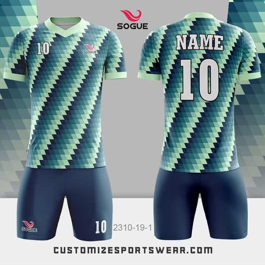 customized sublimation soccer uniform 363