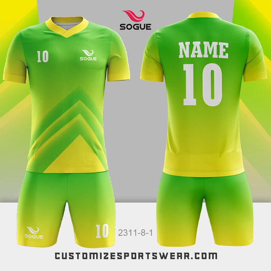 customized sublimation soccer uniform 419