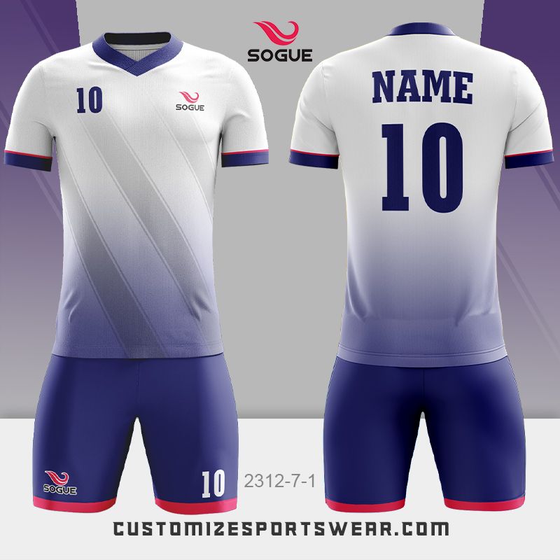 customized sublimation soccer uniform 455