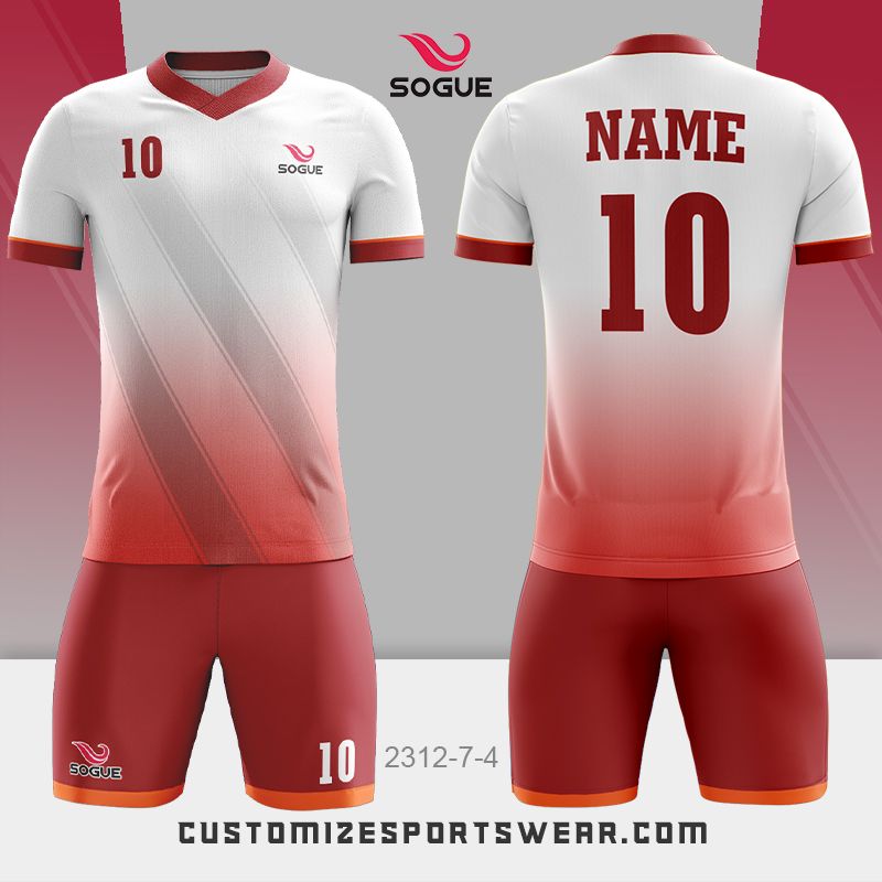 customized sublimation soccer uniform 458