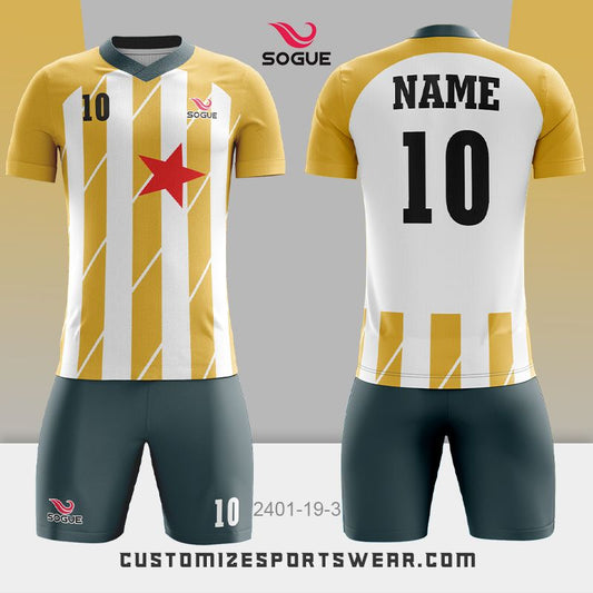 customized sublimation soccer uniform 473