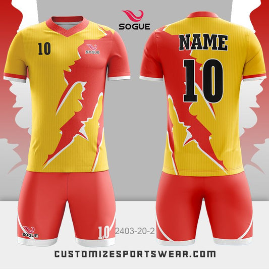 customized sublimation soccer uniform 508