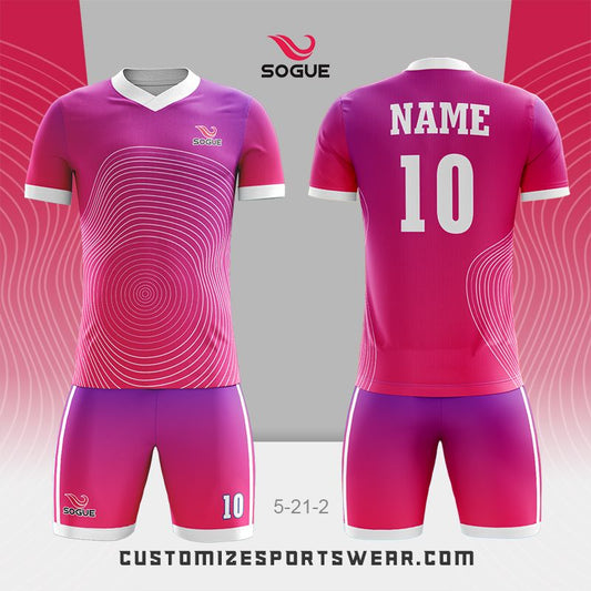 customized sublimation soccer uniform 608