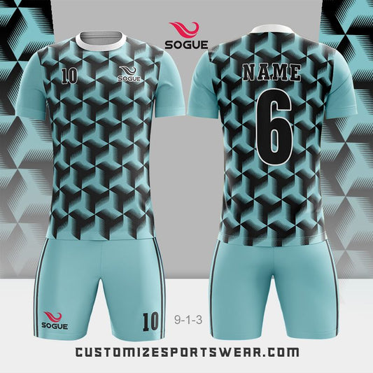 customized sublimation soccer uniform 669