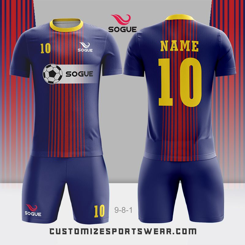customized sublimation soccer uniform 683