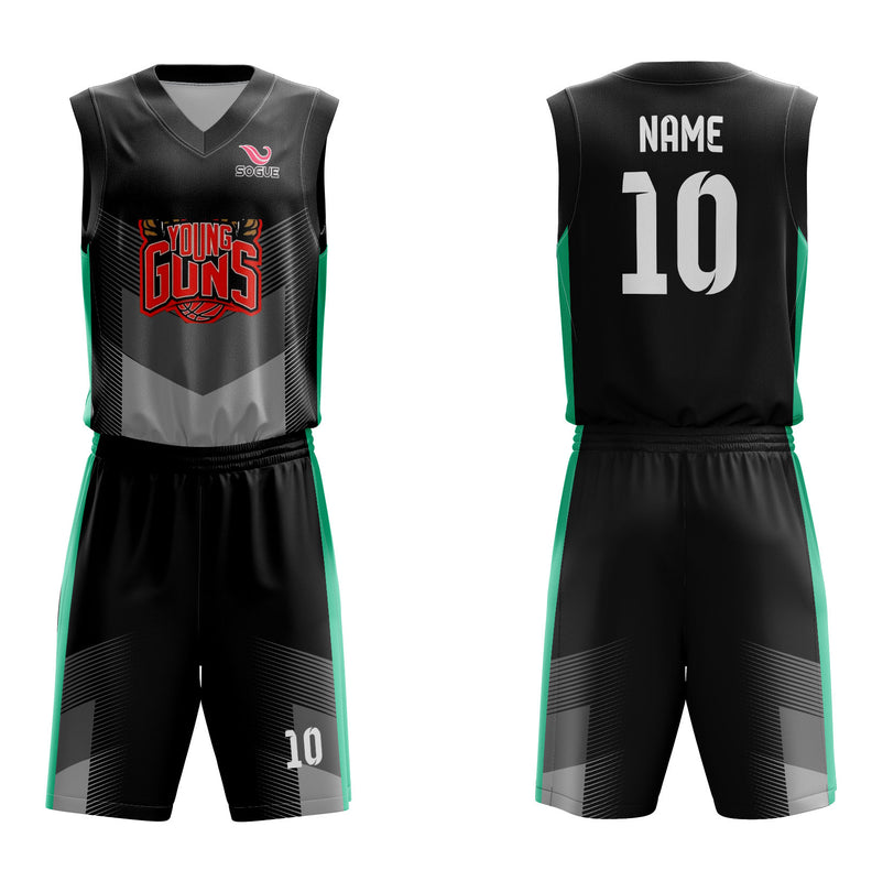 Customized Sublimation Basketball Uniform 012