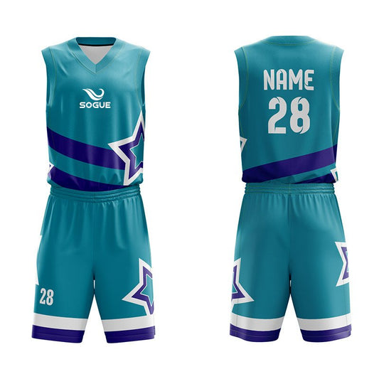 Customized Sublimation Basketball Uniform 003