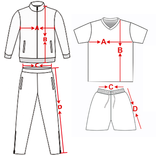 Size chart measurement guide