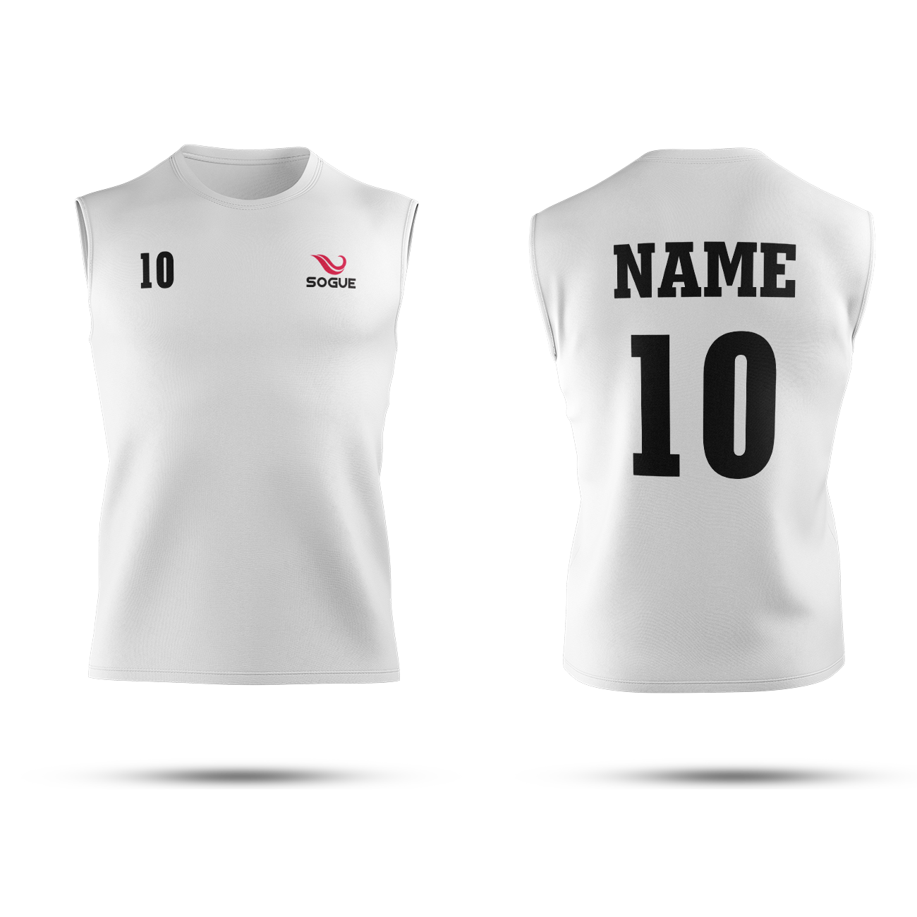 Sleeveless crew neck Soccer Jersey