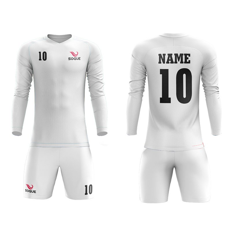 Long Sleeve Soccer Uniform And Raglan Sleeve