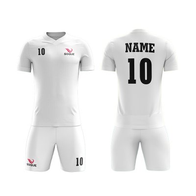 Short Sleeve Soccer Uniform With V-neck Collar